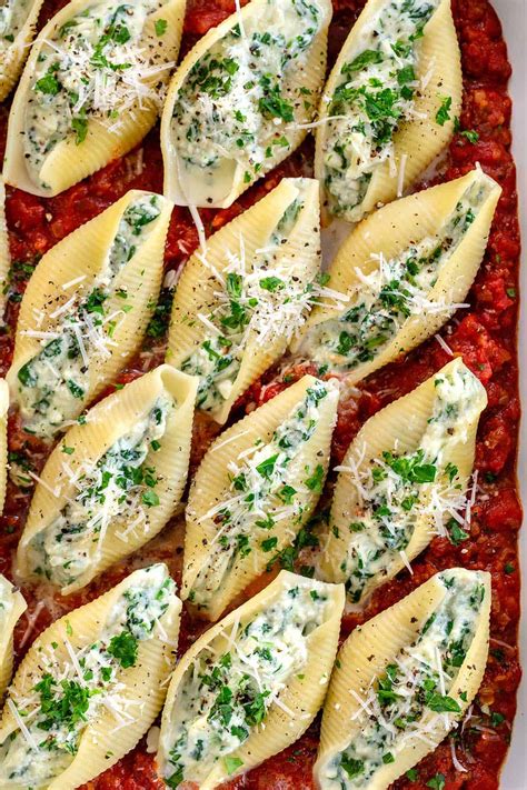 classic italian stuffed shells recipe